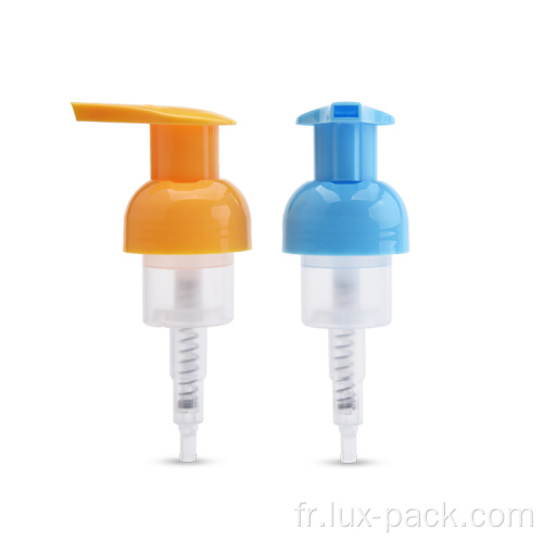 bouteille de pompe en mousse en plastique cosmétique pour couleur personnalisée